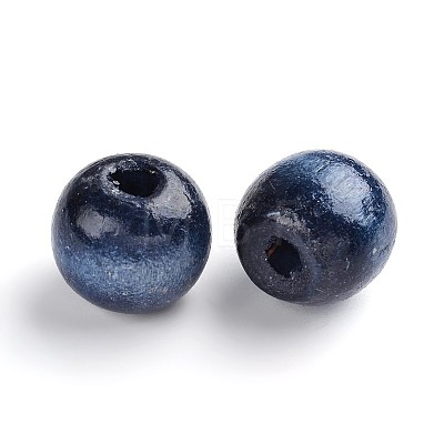 Natural Maple Wood Beads TB16mmY-10-LF-1