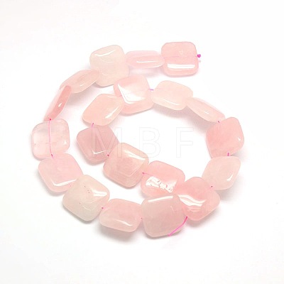 Mixed Style Natural Square Gemstone Beads Strands G-L253-M-1