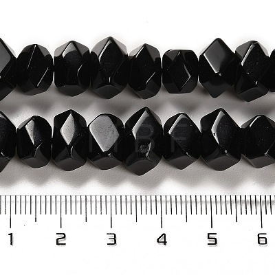 Natural Obsidian Beads Strands G-N327-05-11-1