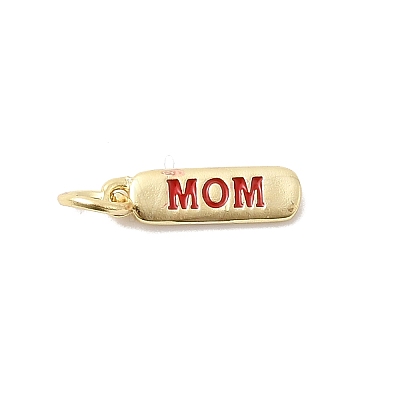 Brass Enamel Charms KK-P338-01G-C02-1