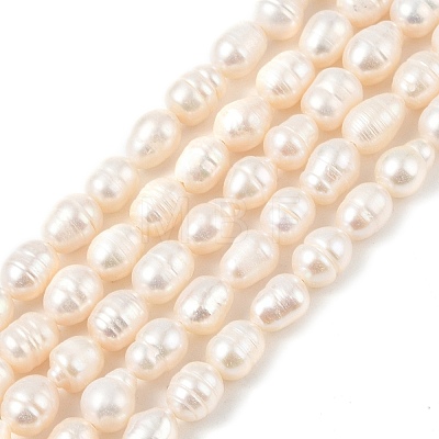 Natural Cultured Freshwater Pearl Beads Strands PEAR-I007-01C-05A-1