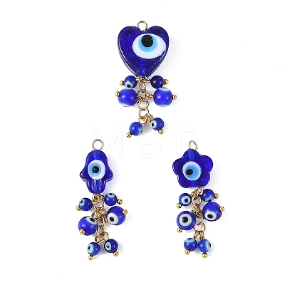 Handmade Lampwork Pendants PALLOY-JF05965-1
