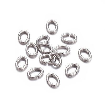 Tarnish Resistant 304 Stainless Steel Open Jump Rings STAS-F221-40P-M-1