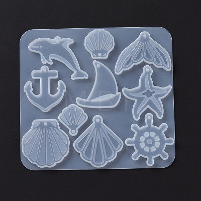 DIY Ocean Theme Pendants Silicone Molds X1-DIY-C077-01A-1