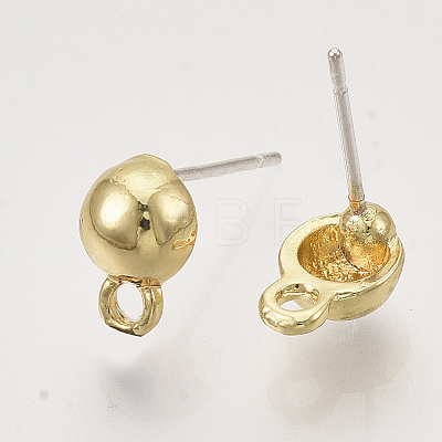 Alloy Stud Earring Findings PALLOY-S121-254B-1