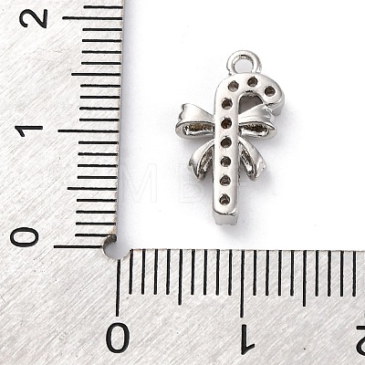 Christmas Series Brass Micro Pave Cubic Zirconia Pendants KK-Q010-01P-02-1