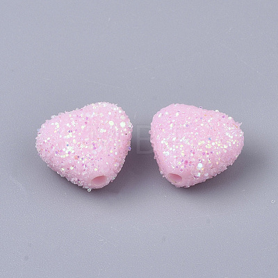 Opaque Acrylic Beads X-MACR-T033-06B-1