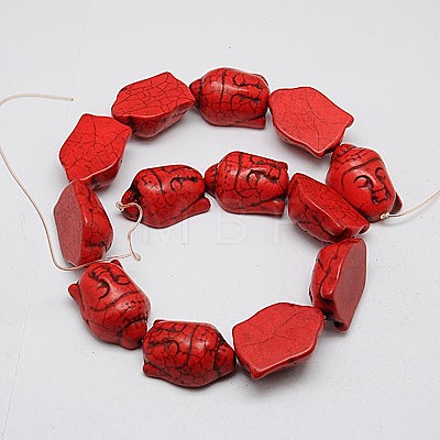 Synthetic Turquoise Beads Strands LS-TURQ-G119-20x29mm-03-1