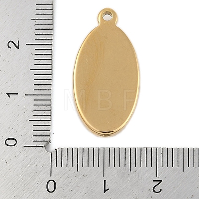 Ion Plating(IP) 304 Stainless Steel Rack Plating Cubic Zirconia Pendants STAS-U019-05G-1