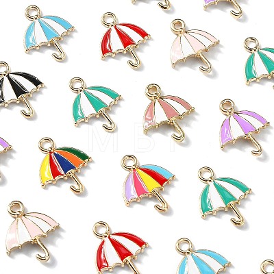 45Pcs 9 Colors Alloy Pendants ENAM-CJ0002-73-1