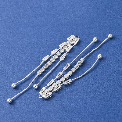 Brass Micro Pave Clear Cubic Zirconia Big Pendants CU-CBAEC99-01S-1