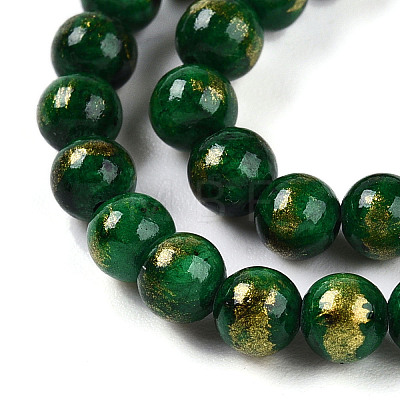 Natural Mashan Jade Beads Strands G-A255-A01-04K-1