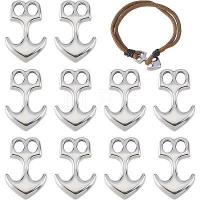 10Pcs Zinc Alloy Hook Clasps STAS-FH0005-57-1