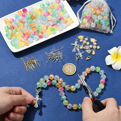 Religion DIY Pendant Decoration Making Kits DIY-YW0018-34-1
