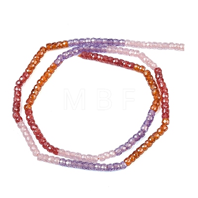 Cubic Zirconia Beads Strands ZIRC-P125-2x3mm-12-1