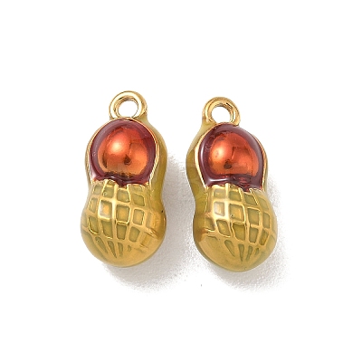 304 Stainless Steel Enamel Pendants STAS-L316-18G-1