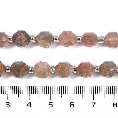 Natural Multi-Moonstone Beads Strands G-O201B-125F-1