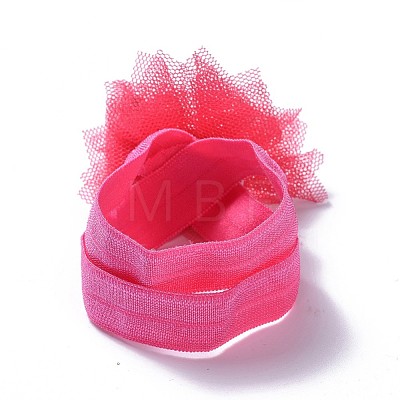 Elastic Polyester Baby Footbands for Girls OHAR-MSMC001-04-1