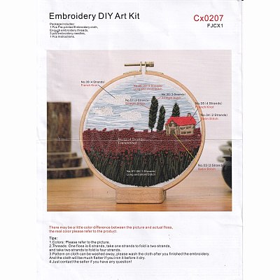DIY Scenery Embroidery Kit DIY-O021-11A-1