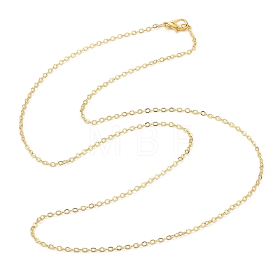Brass Cable Chain Necklaces NJEW-JN04511-07-1