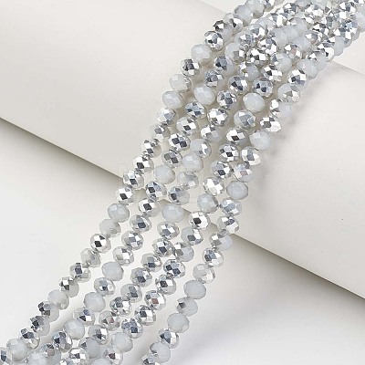 Electroplate Glass Beads Strands EGLA-A034-J10mm-M03-1
