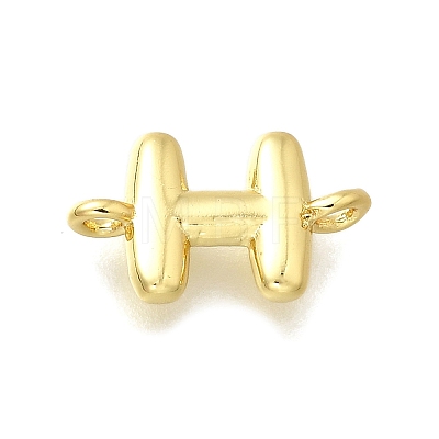 Brass Connector Charms KK-P295-01G-H-1