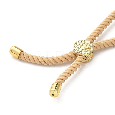 Cotton Cord Bracelet Making KK-F758-03W-G-1