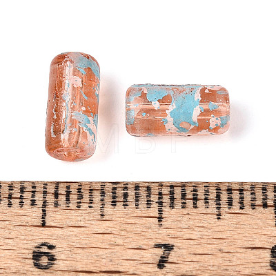 Picasso Transparent Glass Bugle Beads SEED-N010-02C-1
