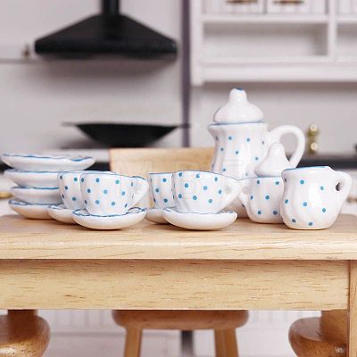 Mini Ceramic Tea Sets BOTT-PW0011-44G-1