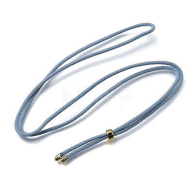 2.5MM Adjustable Braided Nylon Cords Necklace Making FB-CBAA152-02G-33-1