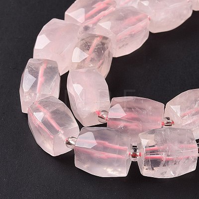 Natural Rose Quartz Beads Strands G-G765-24-1