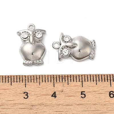 304 Stainless Steel Pendants STAS-L022-338P-02-1