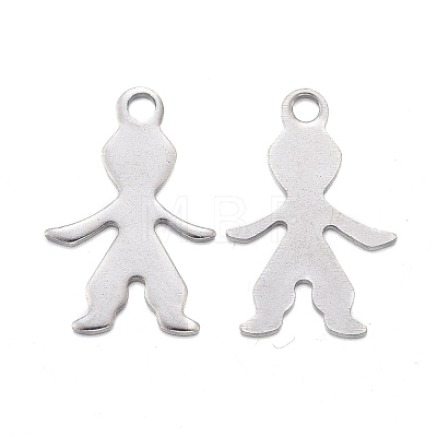 Non-Tarnish 201 Stainless Steel Pendants STAS-F255-004P-1