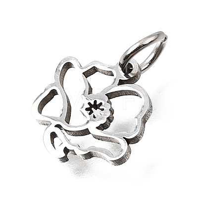 304 Stainless Steel Charms SA-CBA4CE0-01P-I-1