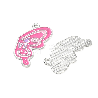 Alloy Enamel Pendants AL-CBA292F-01D-P-1