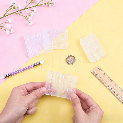 4Pcs 4 Styles Silicone Molds MRMJ-HY0001-45-1