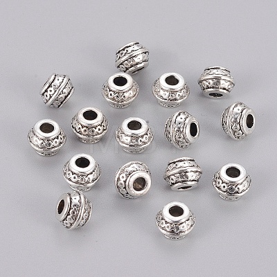 Tibetan Style Alloy Spacer Beads X-LF0586Y-NF-1