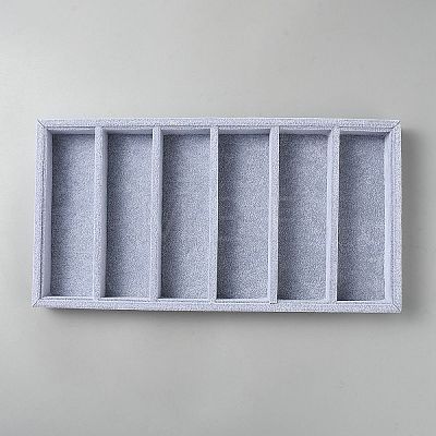 6 Grids Velvet Jewelry Plates ODIS-WH20013-05B-1