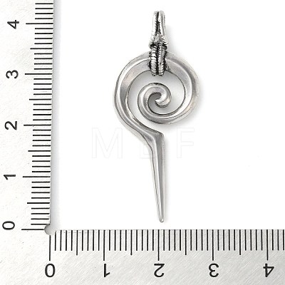 304 Stainless Steel Pendants STAS-M113-06AS-1