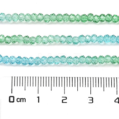 Transparent Painted Glass Beads Strands DGLA-A034-T2mm-A17-1
