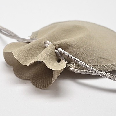 Velvet Bags Drawstring Jewelry Pouches TP-O002-C-04-1
