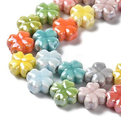 Handmade Porcelain Beads Strands PORC-Z001-01-1