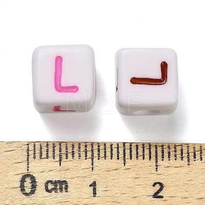 Opaque Acrylic Beads OACR-I022-01L-1