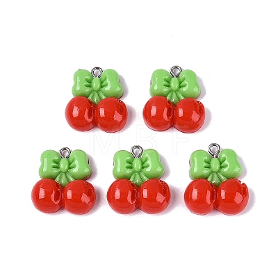 Opaque Resin Pendants RESI-Q232-04A-1