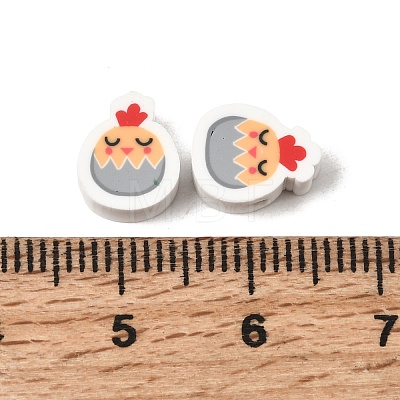 Easter Handmade Polymer Clay Beads CLAY-A006-01F-1