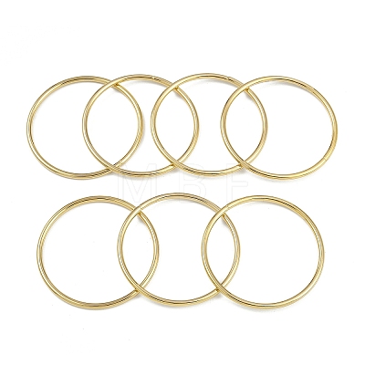 7Pcs Round Vacuum Plating 201 Stainless Steel Bangles Sets for Women BJEW-F476-08G-01-1