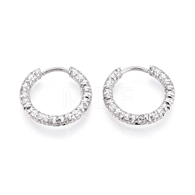 304 Stainless Steel Hoop Earrings LS-STAS-T074-26P-1