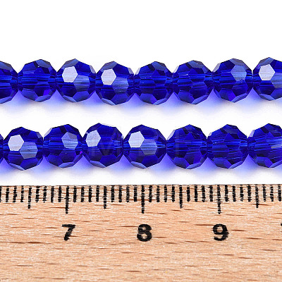 Transparent Glass Beads X-EGLA-A035-T8mm-D06-1