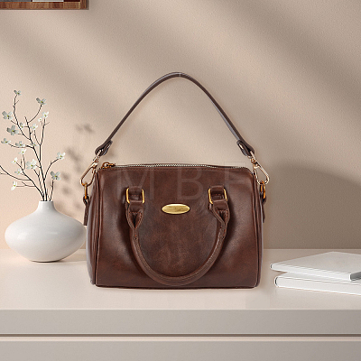 2Pcs 2 Styles PU Leather Bag Handles DIY-CL0002-67B-1