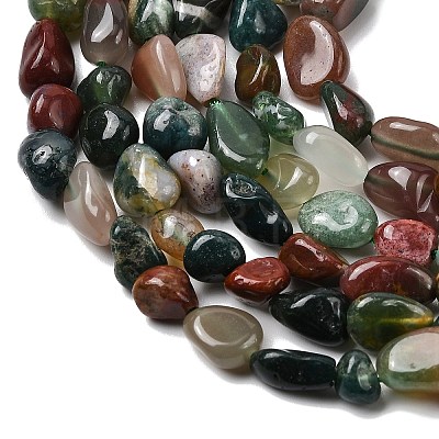 Natural Indian Agate Beads Strands G-P601-A09-02-1